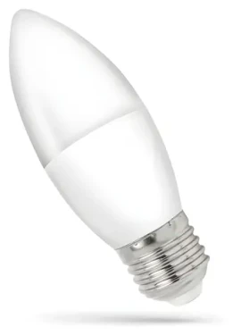 Spectrum LED žiarovka sviečka E27 8W / Žiarovka / E27 / 230V / teplá biela (WOJ+14223_8W)