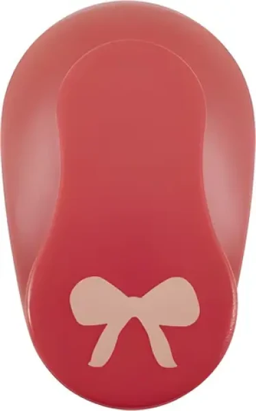 FOLIA Ozdobný dierovač mašle / 38 mm / červená (73802)