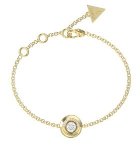 Guess Pozlátený náramok so zirkónom a kryštálmi Majorelle JUBB05378JWYG 18,4 cm