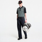 Tričko Fred Perry Geometric Polo Shirt Black L