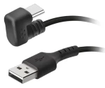 SBS čierna / Kábel USB-C na USB-A / 180 ° konektor / 10W / 1,8 m