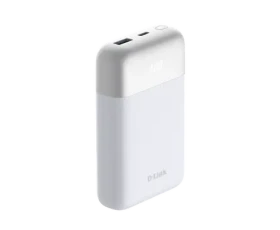 D-Link DPP-101 10000 mAh biela / Power Bank / USB-C + USB-A / 18W PD3.0, QC3.0 / LED displej (DPP-101)