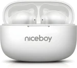 Niceboy Beans 5 PRO biela / Bezdrôtové slúchadlá / ANC / IPX4 (100002204377)