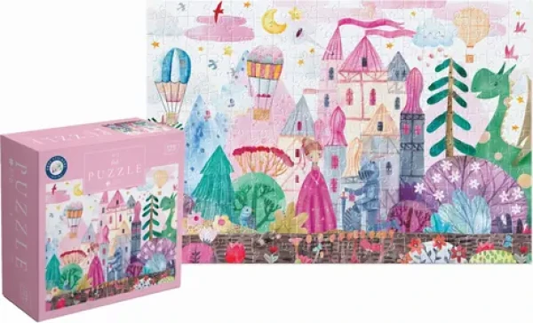INTERDRUK Puzzle so samolepkami Zámok