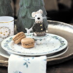 GREEN GATE Porcelánový tanier Philippa Petit White Ø 20,5 cm