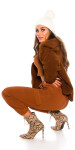 Trendy Cozy Teddy Jacket brown M