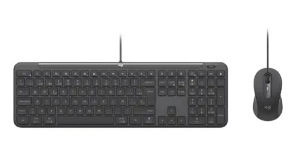 Logitech MK620 grafitová / Sada klávesnice a myš / drôtová / business (920-013342)