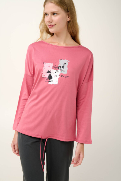 Vamp - Dámske pyžamo s potlačou 21925 - Vamp rose slate L