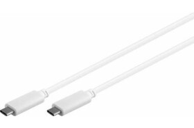 Goobay 67194 prepojovací kábel USB-C 3.1 gen.1 M 1 m biela (4040849671944)