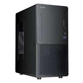 1stCool MicroTower STEP Premium 2 ver.2 čierna / PC skriňa / Bez zdroja / 4X USB / USB-C / čítačka kariet