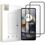 Tech-Protect Glass FIT+ čierna / Tvrdené sklo / Motorola Moto G56 5G / 2 ks
