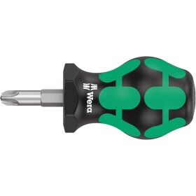 Wera 355 PZ Stubby 05008855001 krížový skrutkovač PZ 3 Dĺžka drieku: 25 mm; 05008855001