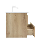 Kúpeľňová skrinka 2 zásuvková s umývadlom SAT B-Way 59x50x45 cm dub mat BWAY260OAKU4B2 BWAY260OAKU4B2