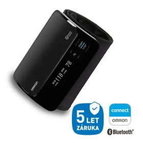 Omron Evolv čierna / Digitálny tonometer na ruku / Bluetooth / Android iOS / dopredaj (00060-O)
