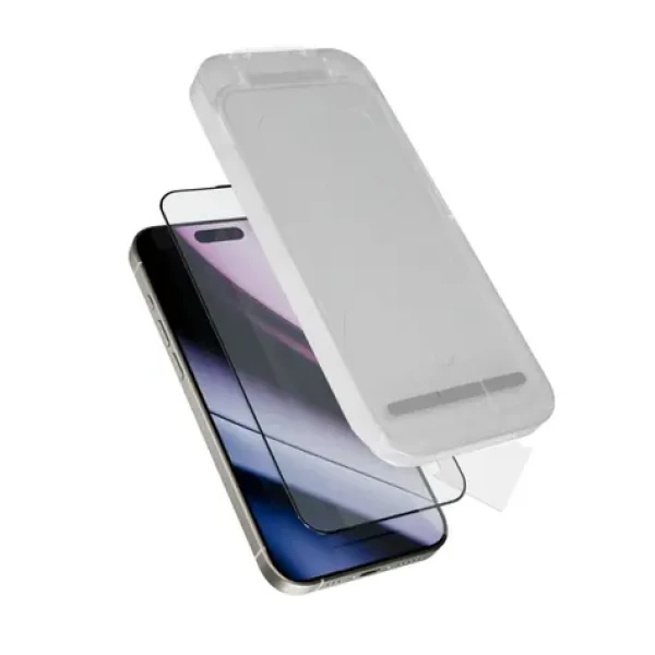 Epico ImpactCeramic Glass 3D Ochranné sklo pre Apple iPhone 15 16 / Ultra široké krytie s aplikátorom proti prachu (90812151300023)