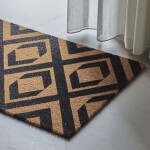 House Doctor Rohožka Indi Nature/Black 90 x 60 cm