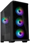 Zalman Z10 Duo čierna / ATX / 2x USB 3.0 + 1x USB-C / 4X 120mm ARGB / bez zdroja / priehľadná bočnica (Z10 Duo)