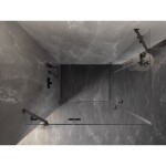 MEXEN/S - Lunar Duo sprchový kút dvere krídlové 120 x 90, transparent, grafit metal 834-120L-090P-95-00