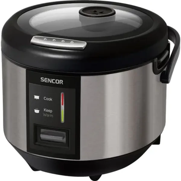 Sencor SRM 1890SS strieborná / Ryžovar / 830W / 1.8L (8590669221950)