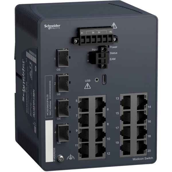 Schneider Electric sieťový switch; MCSESM203F4LG0