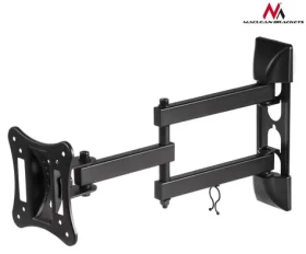 Maclean MC-719 čierna / Nástenný držiak pre TV + monitor / 13-27" / VESA 100x100 / nosnosť 15 kg (MC-719)