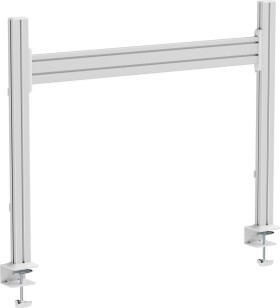 InLine InLine® Srokovwall Tischhalterung, Panel Aluminium 1m inkl. 2 Stützen 0,86m