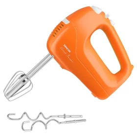 Sencor SHM 5403OR oranžová / Ručný šľahač / 200W / 5 rýchlostí / hnetacie šľahacie metly (8590669211616)