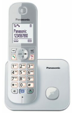 Panasonic KX-TG6811FXM strieborná / DECT bezdrôtový telefón s 1.8 displejom / CLIP (KX-TG6811FXM)