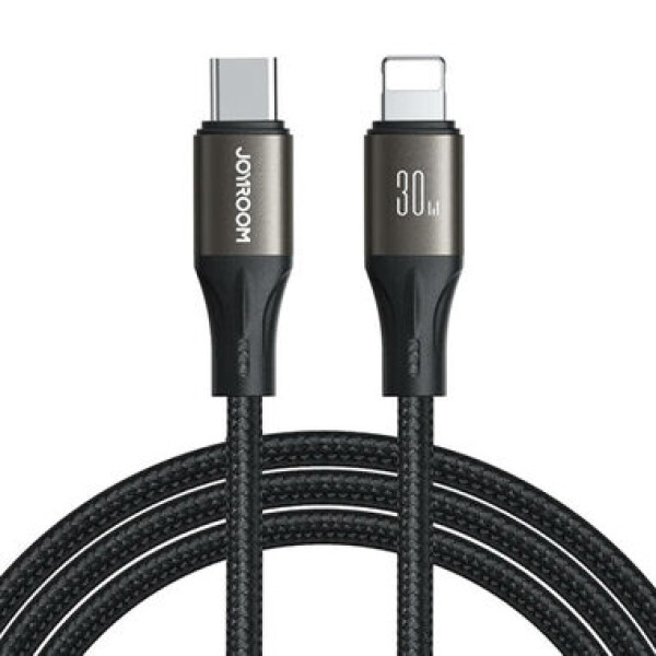 Joyroom SA25-CL3 Nabíjací kábel USB-C (M) - Lightning (M) 30W 2m čierna (SA25-CL3 2m black)