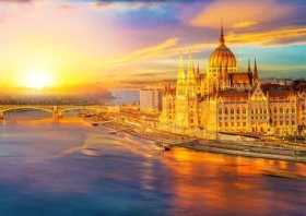 ENJOY Puzzle Maďarský parlament pri západe slnka, Budapešť