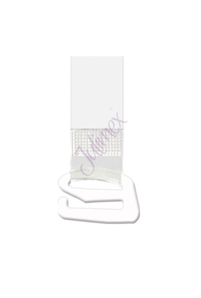 Julimex RT 106 silikónové ramenné popruhy s kovovou prackou 20 mm transparentní 20 mm