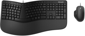 Microsoft Microsoft Ergonomic Desktop klawiatura Dołączona myszka USB QWERTY Skandynawia Čierny