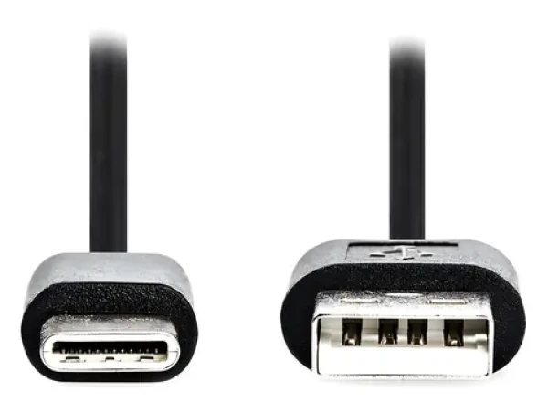 Nedis USB-C čierna / Dátový kábel / USB-C - USB-A / USB 2.0 / 3 m (CCGL60600BK30)