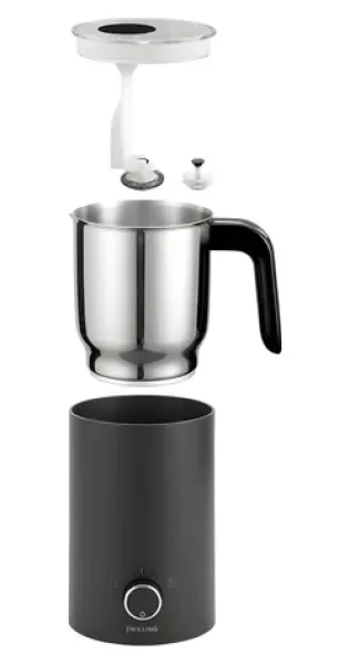 Zwilling ENFINIGY čierna / Napeňovač mlieka / 600 W / 200 až 400 ml (53104-001)