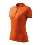 Dámske tričko Pique Polo oranžové XL