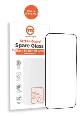 Mobile Origin Orange Screen Guard Spare Glass Apple iPhone 15 Pro Max / náhradné sklo pre inštalačnú sadu (SGA-SP-i15ProMax)