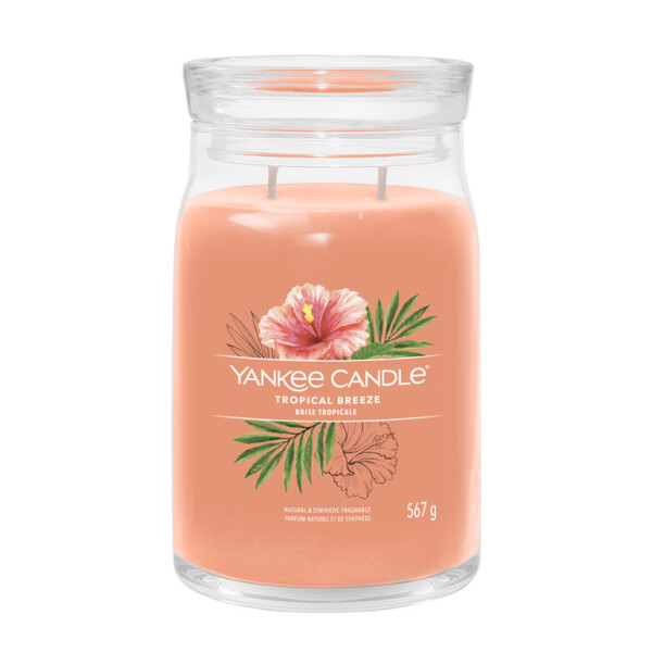 Yankee Candle Signature Tropical Breeze veľký pohár 567g / doba horenia až: 90h (5038581129303)