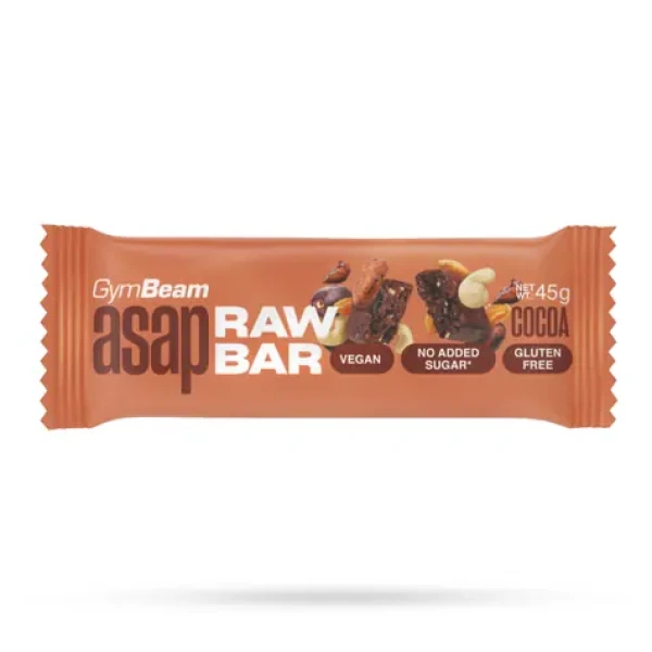 ASAP Raw Bar - GymBeam (kakao, 45 g) (98464-2-45g-cocoa)
