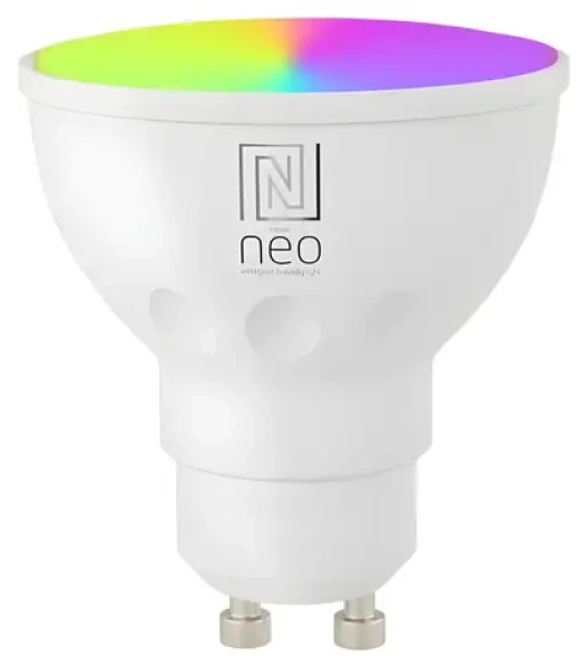 Immax NEO SMART GU10 4,8 W / Múdra LED žiarovka / RGB + CCT / stmievateľná / Zigbee / TUYA (07777L)