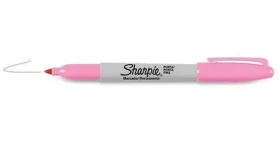 Sharpie Fine ružová / Popisovač permanentný / okrúhly hrot F / 12ks (2025035)