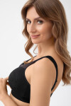 Měkká podprsenka s kosticí model 22196753 Roma - Gorsenia černá 70D