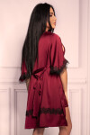 Dámsky župan LivCo Corsetti Fashion Housecoat Claret