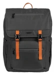 Natec NIALA čierna, oranžové vnútro / Batoh na notebook / 15,6" / 18 l / recyklovaný polyester (NTO-2240)