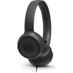 JBL TUNE 500 čierna / slúchadlá na hlavu / mikrofón / Siri a Google Now (JBL T500BLK)