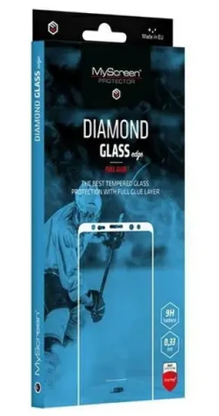 MyScreen Diamond Glass Edge Full Glue pre Google Pixel 9/9 Pre čierna / Ochranné sklo / lepenie cez celý displej / 9H
