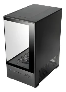 Tacens MARS MC-SE2 čierna / Počítačová skriňa / Mini Tower / mATX / Mini-ITX / tvrdené sklo / RGB podsvietenie (TACMARS-MCSE2)