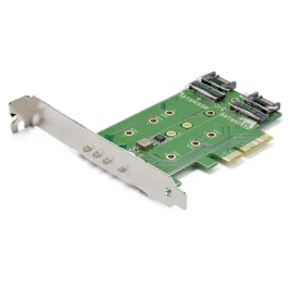 StarTech PCIe karta pre M.2 SSD a SATA disky / Radič / PCIe 3.0 / M.2 + SATA / MTBF 50000 h (PEXM2SAT32N1)