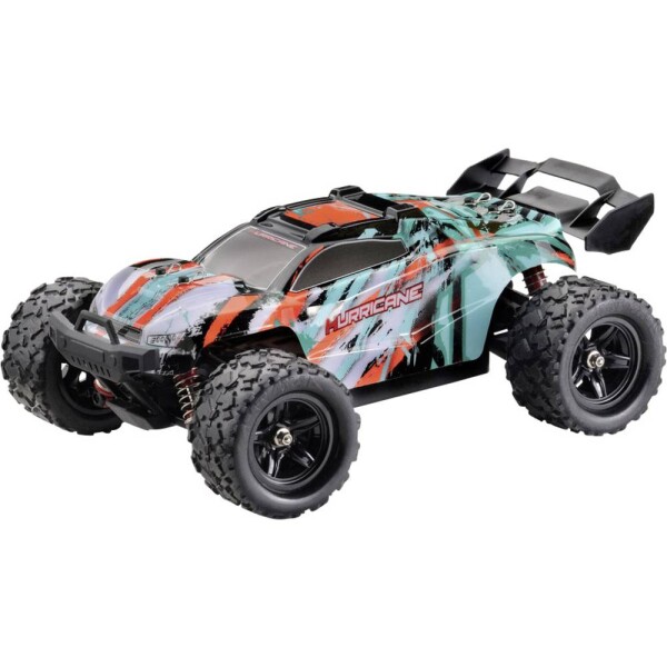 Absima Hurricane komutátorový 1:18 RC model auta elektrický truggy 4WD (4x4) RtR 2,4 GHz vr. akumulátorov a kábla na nabíjanie; 18002