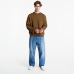 Mikina Lacoste Crewnecks UNISEX Mascara Brown L
