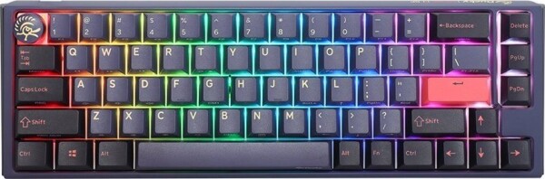 Ducky One 3 Cosmic Blue SF Gaming Tastatur, RGB LED - MX-Speed-Silver